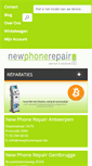 Mobile Screenshot of newphonerepair.be
